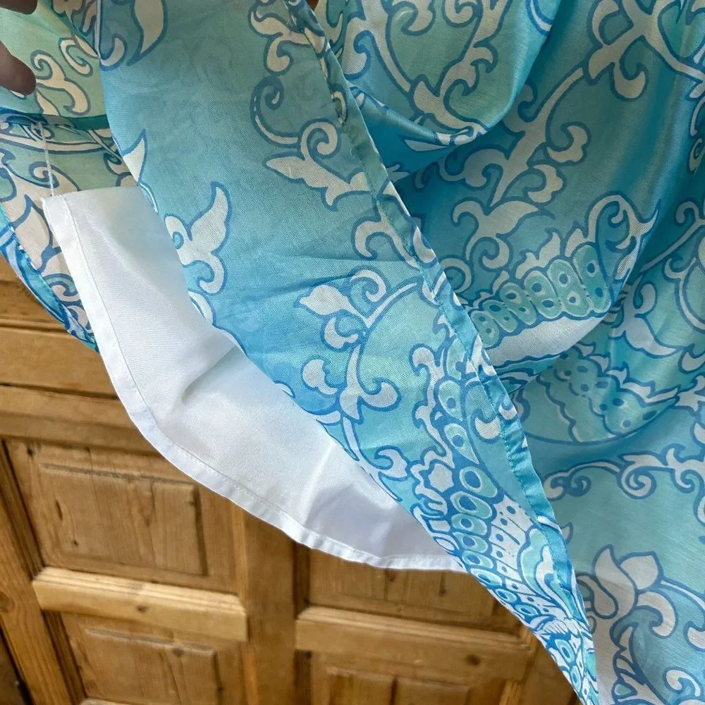 NWT Lilly Pulitzer 4 Dress Sleeveless Angelette Dress Via Blue Making The Rounds - Picture 7 of 16